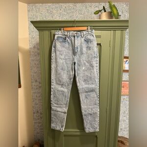 American Apparel Blue Straight Leg Jeans